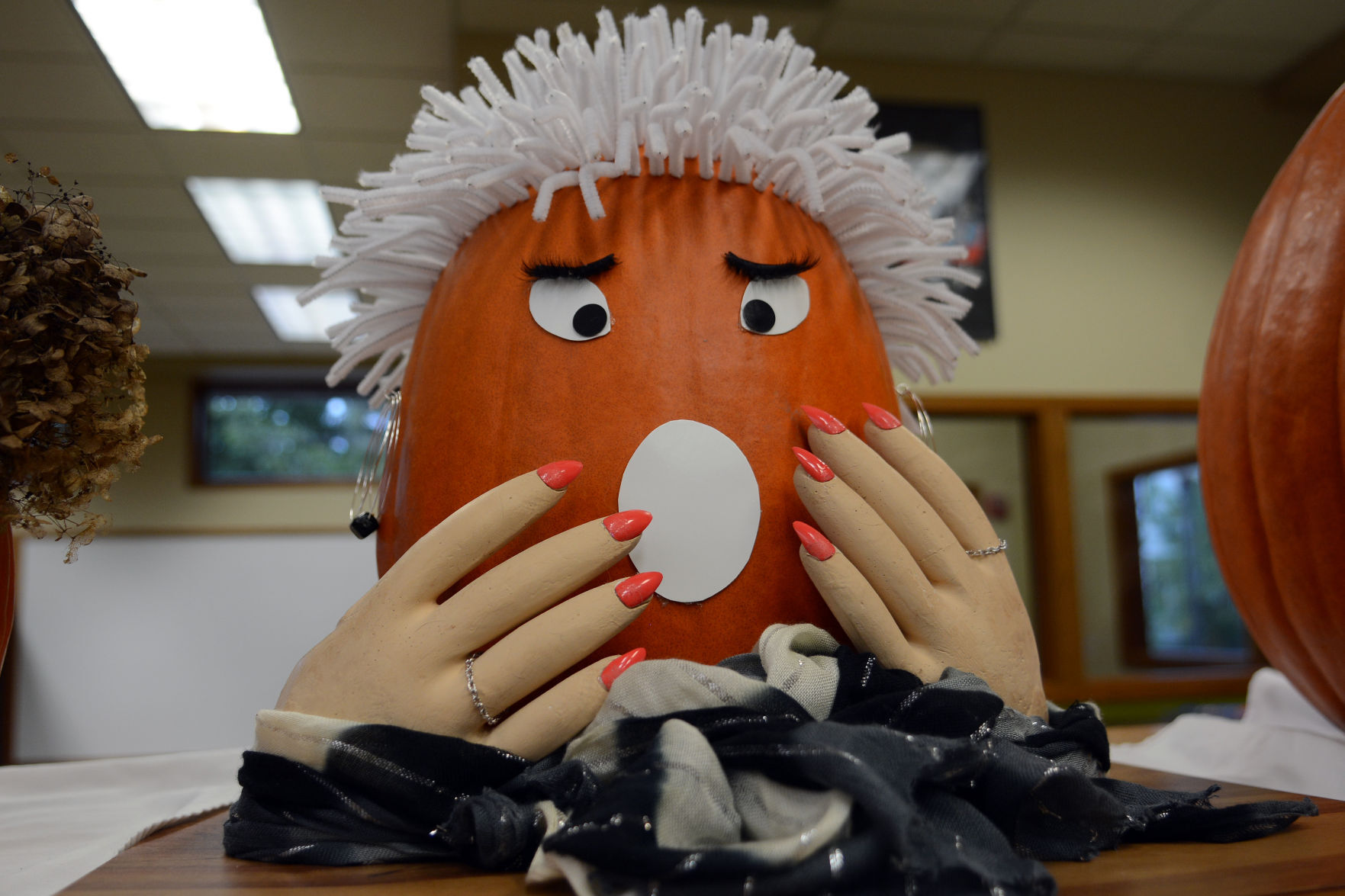 Portage library staff self-portraits